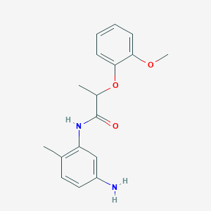 N-(5-Amino-2-methylphenyl)-2-(2-methoxyphenoxy)-propanamide