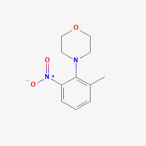 molecular formula C11H14N2O3 B13866395 4-(2-Methyl-6-nitrophenyl)morpholine 