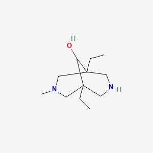 1,5-Diethyl-3-methyl-3,7-diazabicyclo[3.3.1]nonan-9-ol