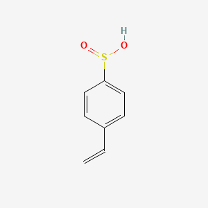 molecular formula C8H8O2S B13866467 4-ethenylBenzenesulfinic acid CAS No. 60081-74-5