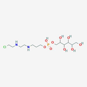 molecular formula C13H30ClN2O9P B13866475 Chlorodiazinonyl Pentahydroxyhexyl Phosphate 