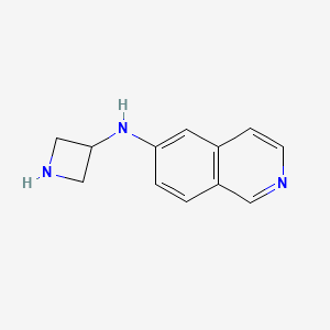 molecular formula C12H13N3 B13866496 N-(azetidin-3-yl)isoquinolin-6-amine 
