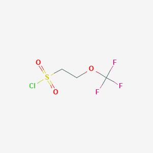 molecular formula C3H4ClF3O3S B1386659 2-(Trifluoromethoxy)ethanesulfonyl chloride CAS No. 1118786-91-6