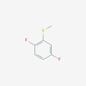 molecular formula C7H6F2S B13866658 2,5-Difluorothioanisole 