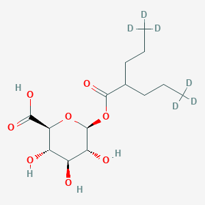molecular formula C14H24O8 B13866726 Valproic Acid-d6 Beta-D-Glucuronide 