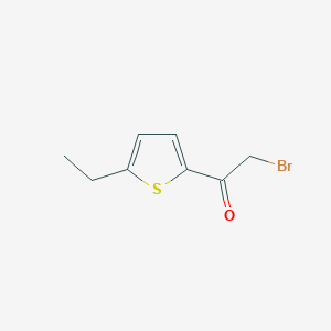 molecular formula C8H9BrOS B13866774 2-Bromo-1-(5-ethylthiophen-2-yl)ethanone 