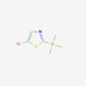 molecular formula C6H10BrNSSi B13866856 5-Bromo-2-(trimethylsilyl)thiazole 