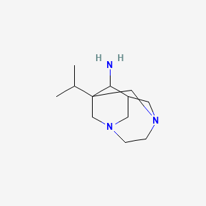 1-Isopropyl-3,6-diaza-tricyclo[4.3.1.1*3,8*]undec-9-ylamine