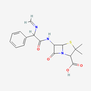 molecular formula C17H19N3O4S B13866875 Micinovo; Pravacilin; Rastomycin K; Ruticina 