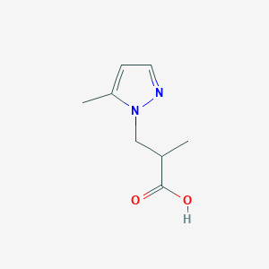 2-Methyl-3-(5-methyl-pyrazol-1-YL)-propionic acid