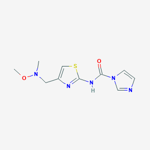 Imidazole-1-carboxylic acid {4-[(methoxy-methyl-amino)-methyl]-thiazol-2-yl}-amide