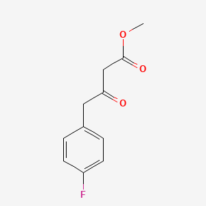 molecular formula C11H11FO3 B1386693 4-(4-Fluoro-phenyl)-3-oxo-butyric acid methyl ester CAS No. 500366-84-7