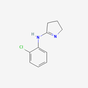 molecular formula C10H11ClN2 B13866932 N-(2-chlorophenyl)-3,4-dihydro-2H-pyrrol-5-amine 