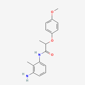 N-(3-Amino-2-methylphenyl)-2-(4-methoxyphenoxy)-propanamide