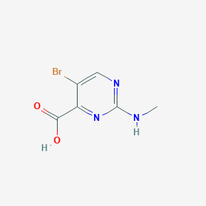5-Bromo-2-(methylamino)pyrimidine-4-carboxylic acid