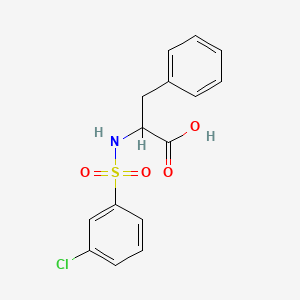 ((3-Chlorophenyl)sulfonyl)phenylalanine