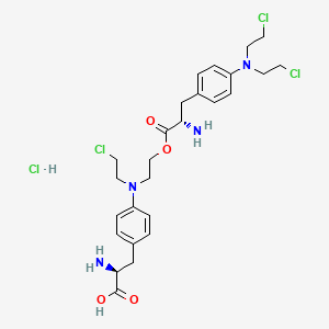 molecular formula C26H36Cl4N4O4 B13867137 Melphalan Dimer Hydrochloride 