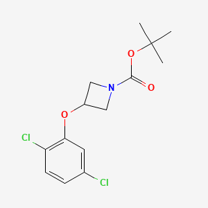 molecular formula C14H17Cl2NO3 B13867174 Tert-butyl 3-(2,5-dichlorophenoxy)azetidine-1-carboxylate 