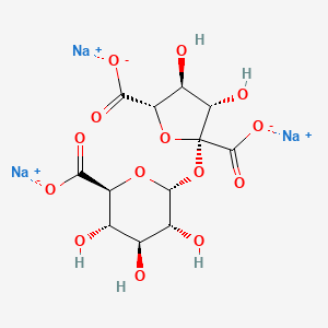 molecular formula C12H13Na3O14 B13867183 Sucrose 6,1',6'-Tricarboxylic Acid Trisodium Salt 