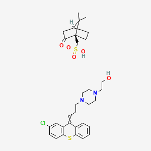 molecular formula C32H41ClN2O5S2 B13867251 Zuclopenthixol (-)-10-Camphorsulfonic Acid Salt 