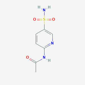 molecular formula C7H9N3O3S B13867281 n-(5-Sulfamoylpyridin-2-yl)acetamide CAS No. 10298-22-3