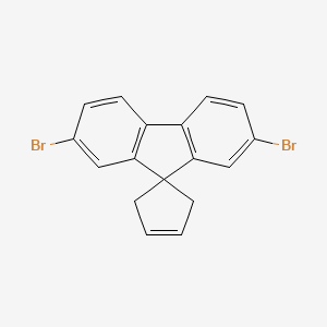 molecular formula C17H12Br2 B1386729 2',7'-Dibromospiro[cyclopent[3]ene-1,9'-fluorene] CAS No. 951884-04-1