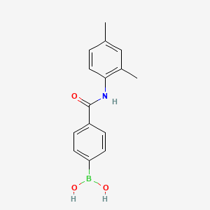 molecular formula C15H16BNO3 B1386731 (4-((2,4-Dimethylphenyl)carbamoyl)phenyl)boronic acid CAS No. 913835-38-8