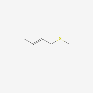 molecular formula C6H12S B13867362 1-(Methylthio)-3-methyl-2-butene CAS No. 5897-45-0