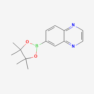 6-(4,4,5,5-Tetramethyl-1,3,2-dioxaborolan-2-yl)quinoxaline