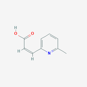 molecular formula C9H9NO2 B1386743 (2Z)-3-(6-methylpyridin-2-yl)acrylic acid CAS No. 1499179-24-6