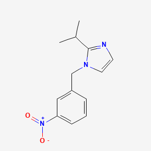 molecular formula C13H15N3O2 B1386744 2-isopropyl-1-(3-nitrobenzyl)-1H-imidazole CAS No. 1171517-76-2