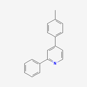 molecular formula C18H15N B13867451 4-(4-methylphenyl)-2-phenylPyridine CAS No. 208929-33-3
