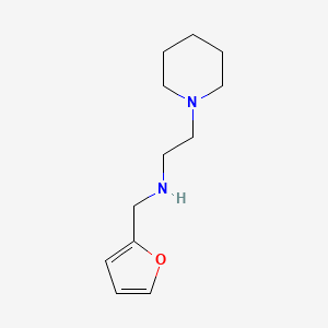 molecular formula C12H20N2O B1386750 N-(2-Furylmethyl)-2-piperidin-1-ylethanamine CAS No. 100525-71-1
