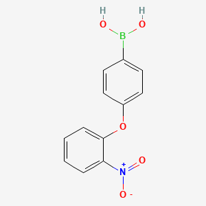 molecular formula C12H10BNO5 B1386753 (4-(2-Nitrophenoxy)phenyl)boronic acid CAS No. 957062-62-3
