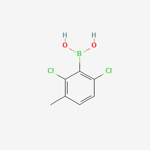 molecular formula C7H7BCl2O2 B1386754 2,6-Dichloro-3-methylphenylboronic acid CAS No. 851756-54-2