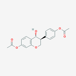 molecular formula C19H18O6 B13867540 3-(4-Hydroxy-phenyl)-chroman-4,7-diol 