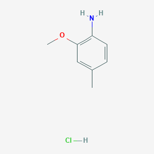 molecular formula C8H12ClNO B1386755 2-Methoxy-4-methylaniline hydrochloride CAS No. 71288-98-7