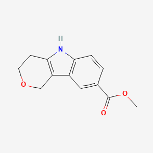 molecular formula C13H13NO3 B13867560 Methyl 1,3,4,5-tetrahydropyrano[4,3-b]indole-8-carboxylate 