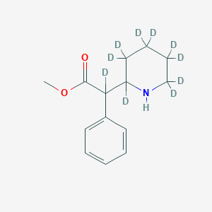 molecular formula C14H19NO2 B13867561 Methyl phenidate D10 
