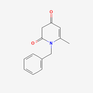 molecular formula C13H13NO2 B1386758 1-Benzyl-6-methylpyridine-2,4(1H,3H)-dione CAS No. 1158785-09-1