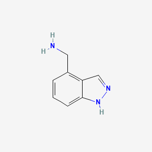 molecular formula C8H9N3 B1386760 (1H-Indazol-4-YL)methanamine CAS No. 944898-72-0