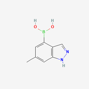 molecular formula C8H9BN2O2 B1386761 6-Methyl-1H-indazole-4-boronic acid CAS No. 1310383-73-3