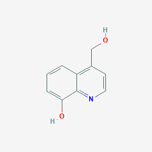 molecular formula C10H9NO2 B13867624 4-(Hydroxymethyl)quinolin-8-ol 