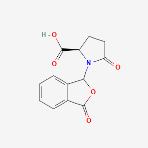 5-oxo-1-(3-oxo-1,3-dihydro-2-benzofuran-1-yl)-D-proline