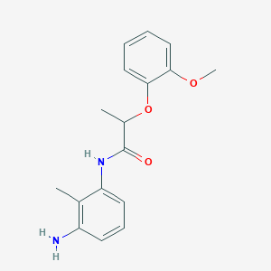 N-(3-Amino-2-methylphenyl)-2-(2-methoxyphenoxy)-propanamide