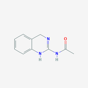 molecular formula C10H11N3O B13867768 N-(1,4-dihydroquinazolin-2-yl)acetamide 