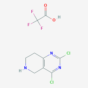 2,4-Dichloro-5,6,7,8-tetrahydropyrido[4,3-d]pyrimidine 2,2,2-trifluoroacetate