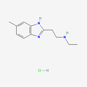 N-Ethyl-2-(5-methyl-1H-benzimidazol-2-YL)ethanamine hydrochloride