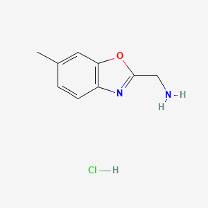 (6-Methyl-1,3-benzoxazol-2-yl)methylamine hydrochloride