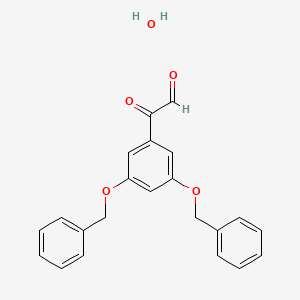 molecular formula C22H20O5 B1386786 3,5-Dibenzyloxyphenylglyoxal hydrate CAS No. 59229-14-0
